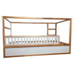 IKEA KURA Bett Untere Absturzsicherung VELO 165 aus Holz und MDF – Bild 5