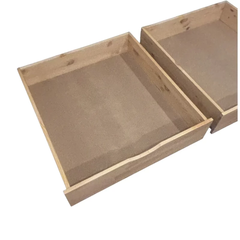 Bett Holzschubladen Solani Box Kiefer