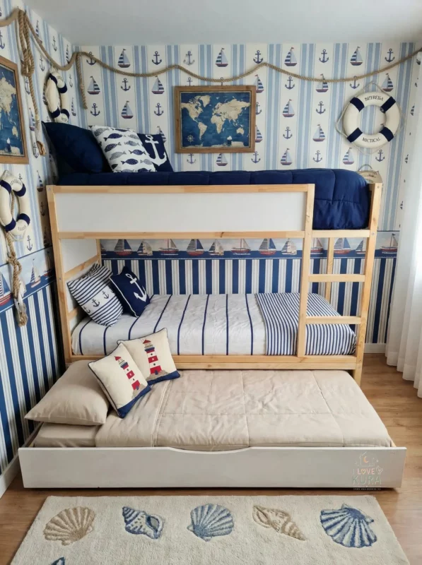 IKEA KURA Bett Ausziehbett 90x180 NestUp Sleep Schublade 2in1 Weiß