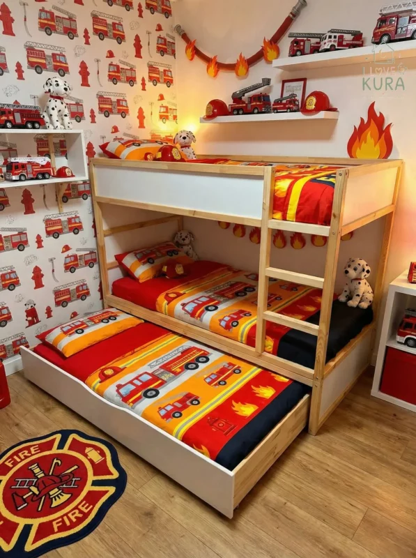 IKEA KURA Bett Ausziehbett 90x180 NestUp Sleep Schublade 2in1 Weiß