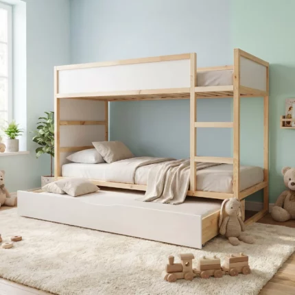 IKEA KURA Bett Ausziehbett 90x180 NestUp Sleep Schublade 2in1 Weiß