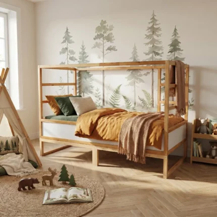 IKEA KURA Bett Betterhöhung NestUp Podest Naturholz