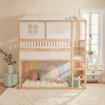 IKEA KURA Bett Hausbett mit Fenstern Little Mountain Plus