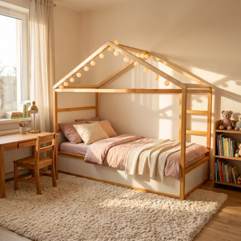 IKEA KURA Bett Hausdach Kinderbett Scandinavian Cliff Standard