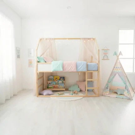 IKEA KURA Bett Hausdach Meadow Plus