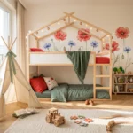 IKEA KURA Bett Hausdach Rainbow Plus