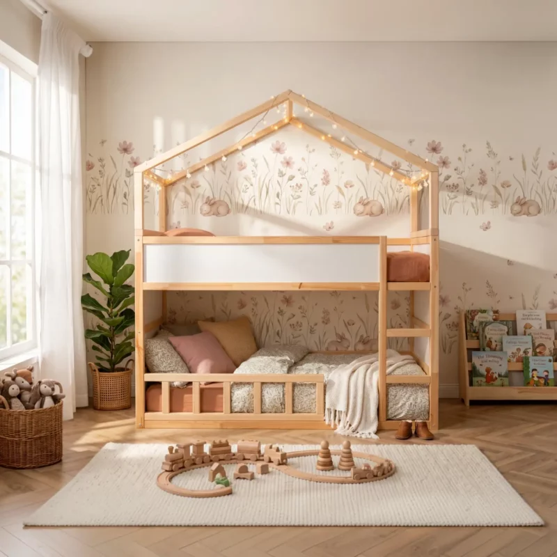 IKEA KURA Bett Hausdach Scandinavian Cliff Plus