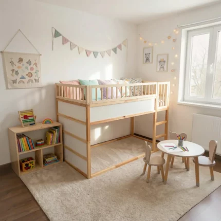 IKEA KURA Bett Holztür MUMU MIDI