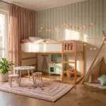 IKEA KURA Bett Holztür MUMU MINI