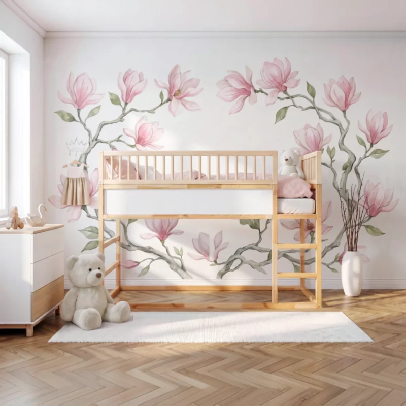 IKEA KURA Bett Obere Absturzsicherung RONA TRE 90×165×90 mit runden Holzsprossen