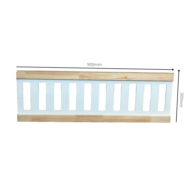 IKEA KURA Bett Obere Absturzsicherung VILO DUO 165×90 aus Holz und MDF - sheme (2)