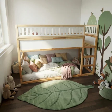 IKEA KURA Bett Obere Absturzsicherung VILO DUO SPLIT 165×90 aus Holz und MDF