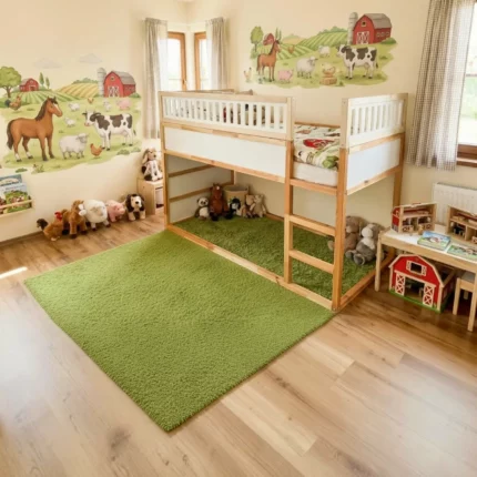 IKEA KURA Bett Obere Absturzsicherung VILO TRE 90×165×90 aus Holz und MDF