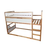 IKEA KURA Bett Obere Absturzsicherung VILO TRE 90×165×90 aus Holz und MDF