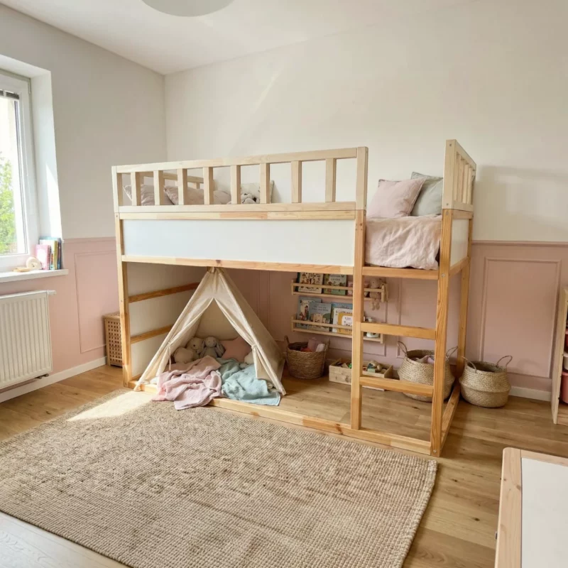 IKEA KURA Bett Obere Rausfallschutz LINO TRE 90×165×90