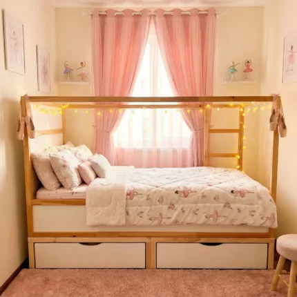 IKEA KURA Bett Podest mit 2 Schubladen NestUp Storage Weiße Front