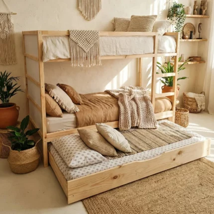 IKEA KURA Bett Schlafschublade 2in1 90x180 NestUp Sleep Naturholz