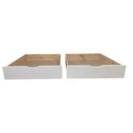 IKEA KURA Bett Schubladen Set Solani Box Front Weiß