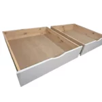 IKEA KURA Bett Schubladen Set Solani Box Front Weiß