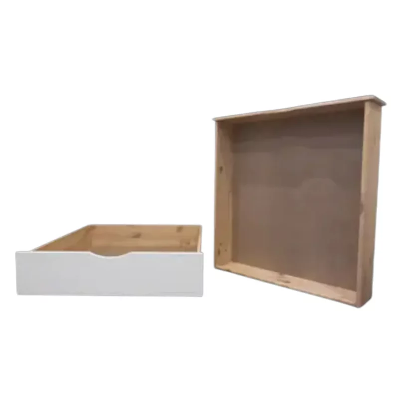 IKEA KURA Bett Schubladen Set Solani Box Front Weiß