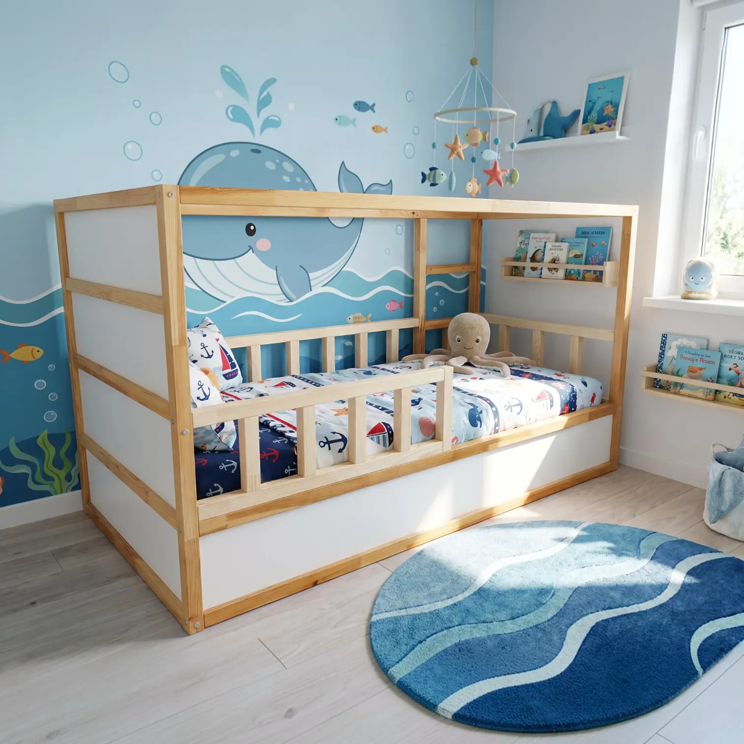 IKEA KURA Bett Schutzbarrieren Unten NIVO TRE 3-teilig IKEA KURA Bett Schutzbarrieren Unten NIVO TRE 3-teilig