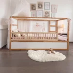 IKEA KURA Bett Schutzgitter mit runden Sprossen ROLO 165