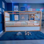 IKEA KURA Bett Schutzgitter mit runden Sprossen ROLO DUO 165×90