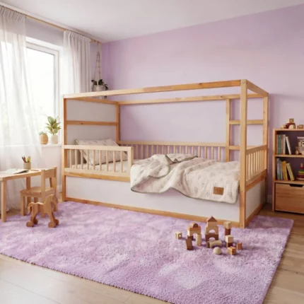 IKEA KURA Bett Schutzgitter mit runden Sprossen ROLO TRE 165×90×90
