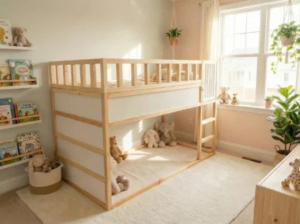 IKEA KURA Bett Schutztür LULU MIDI