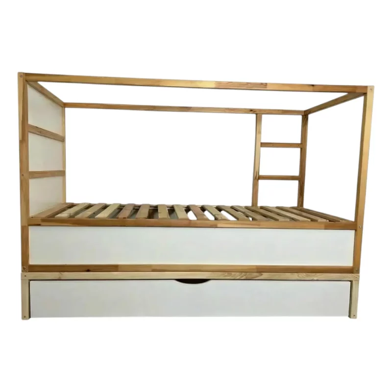 IKEA KURA Bett Stauraum Podest mit XL Schublade NestUp Storage XL Front Weiß