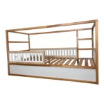 IKEA KURA Bett Untere Absturzsicherung VELO TRE 165×90×90 aus Holz und MDF
