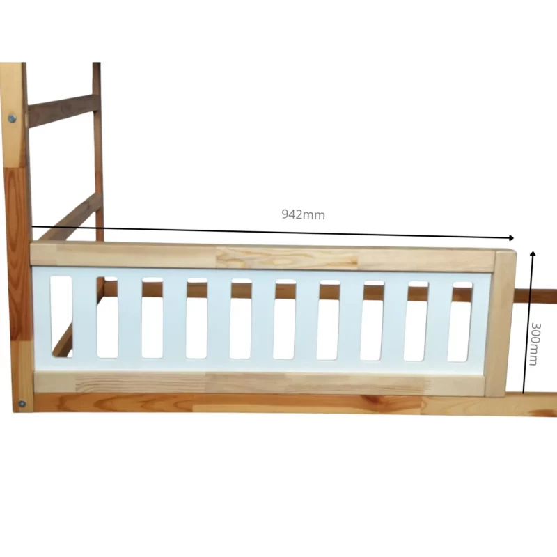 IKEA KURA Bett Untere Absturzsicherung VELO TRE 165×90×90 aus Holz und MDF - scheme