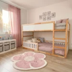 IKEA KURA Bett Untere Absturzsicherung VELO TRE 200×90×90 aus Holz und MDF