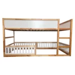 IKEA KURA Bett Untere Absturzsicherung VELO TRE 200×90×90 aus Holz und MDF