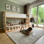 IKEA KURA Bett Untere Schutzbarrieren NIVO TRE 200×90×90
