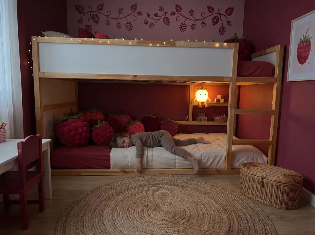 IKEA KURA Bett Untere Schutzbarrieren NIVO TRE 200×90×90 - vorher