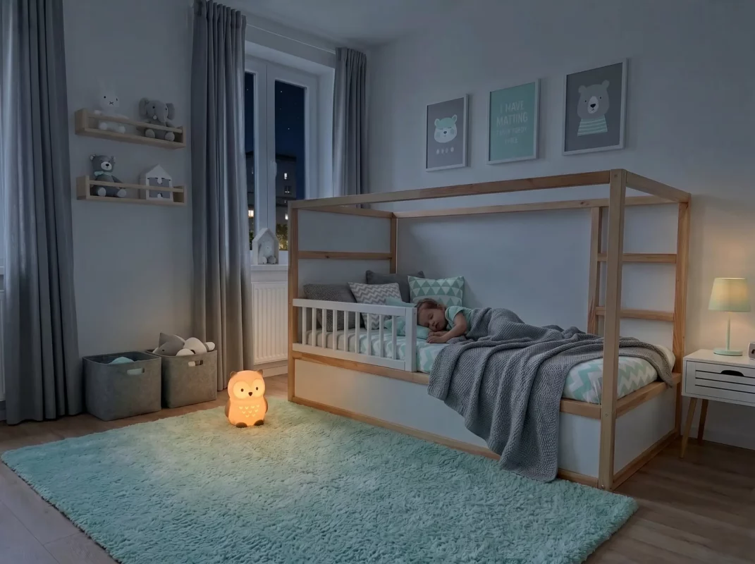IKEA KURA Bett Unteres Schutzgitter ROLO 90 - nachher