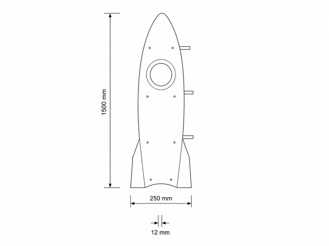 IKEA Kura Bett Montessori Regal RAKIETA MINI Weiß - scheme