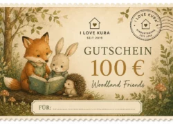 I LOVE KURA Gutschein 100 € - 100 WOODLAND_FRIENDS