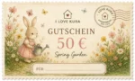 I LOVE KURA Gutschein 50 € - 50 SPRING_GARDEN