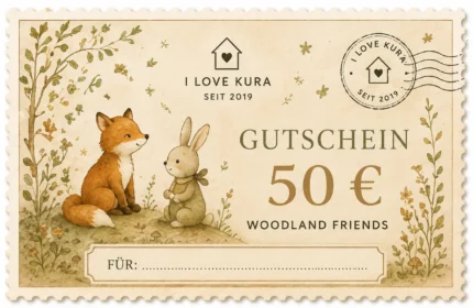 I LOVE KURA Gutschein 50 € - 50 WOODLAND_FRIENDS