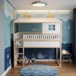 IKEA KURA Bett Hausbett mit einem Fenster Little Mountain Plus