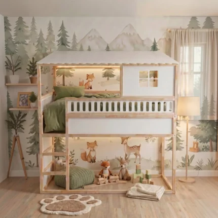IKEA KURA Bett Hausbett mit einem Fenster Little Mountain Plus