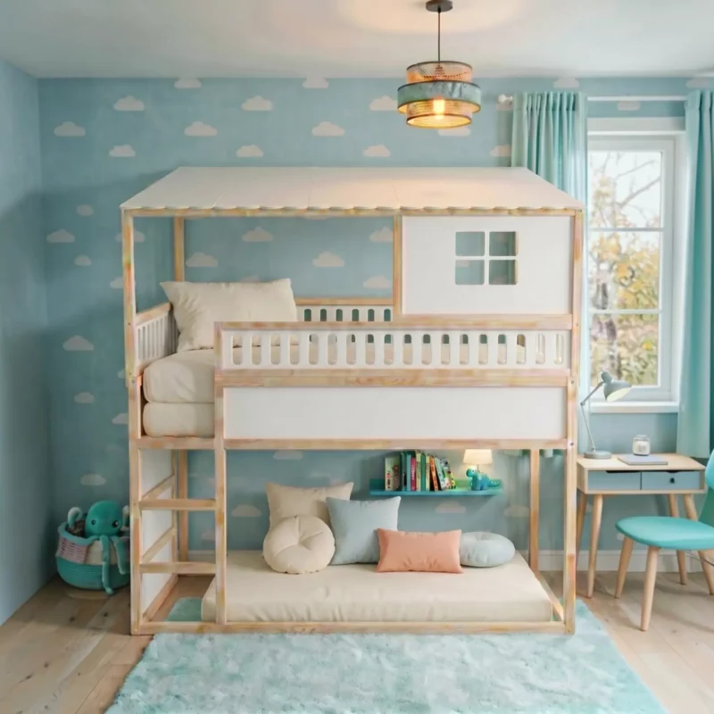 IKEA KURA Bett Hausbett mit einem Fenster Little Mountain Plus