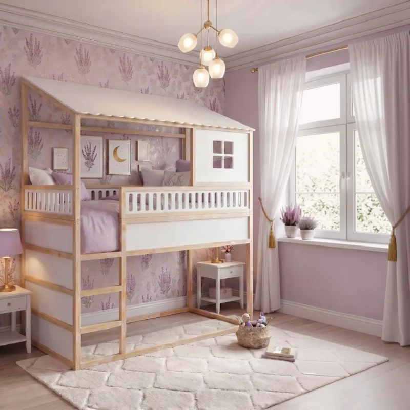 IKEA KURA Bett Hausbett mit einem Fenster Little Mountain Plus