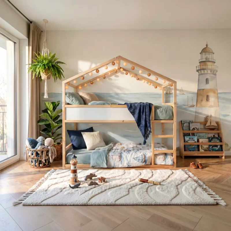 IKEA KURA Bett Hausdach Scandinavian Cliff Plus