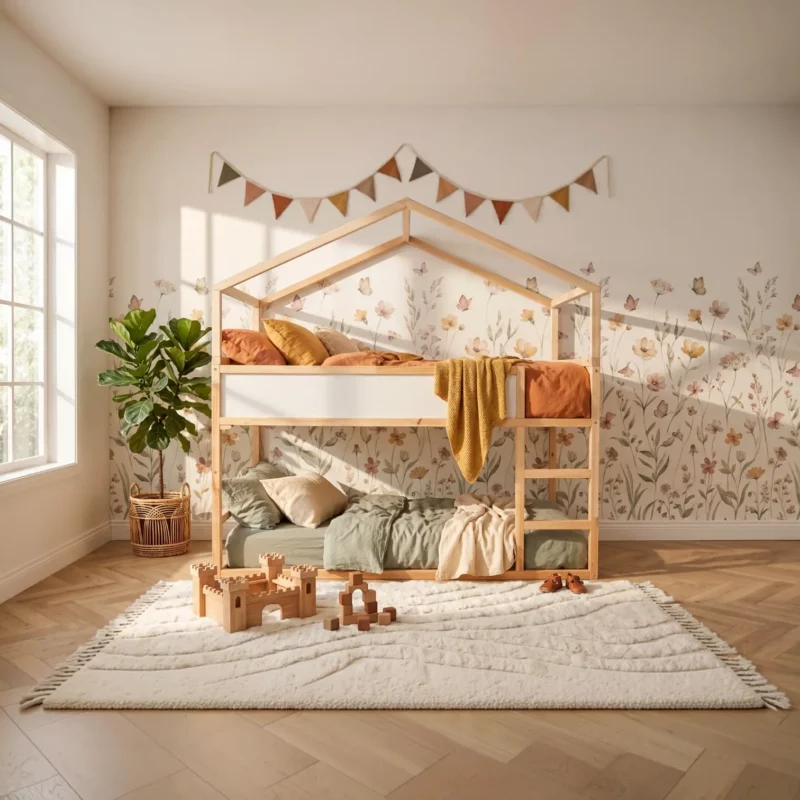 IKEA KURA Bett Hausdach Scandinavian Cliff Plus