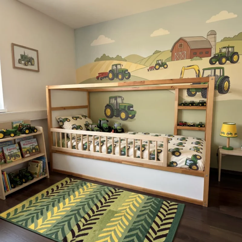 IKEA KURA Bett Schutzgitter mit runden Sprossen ROLO 165