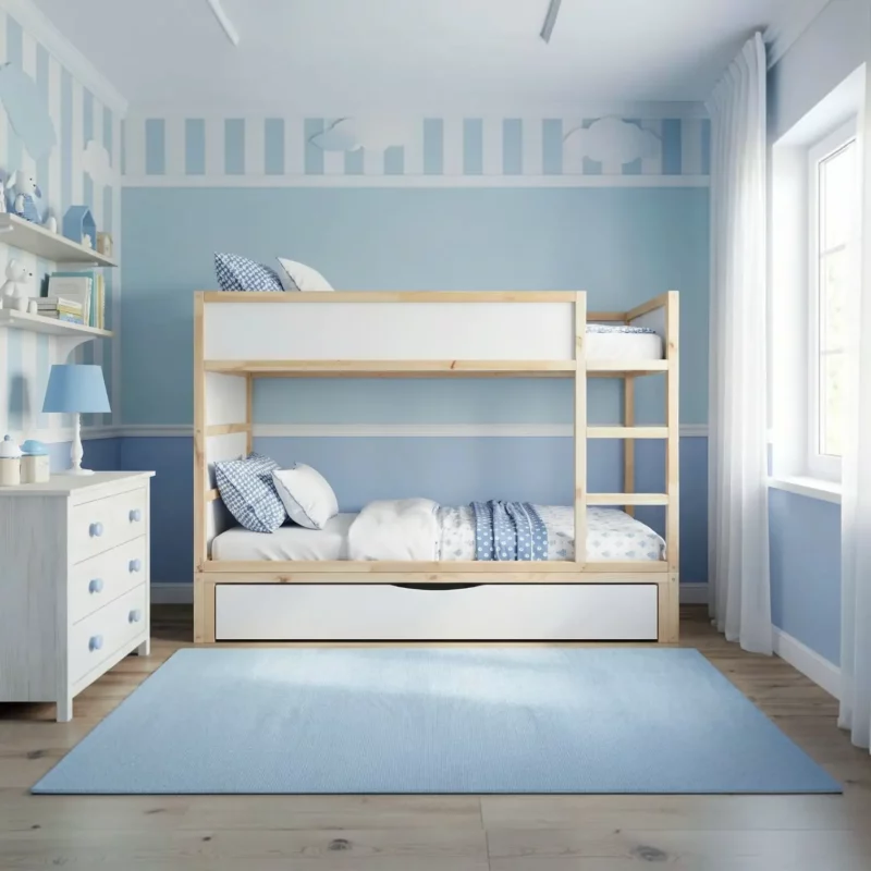 IKEA KURA Bett Stauraum Podest mit XL Schublade NestUp Storage XL Front Weiß