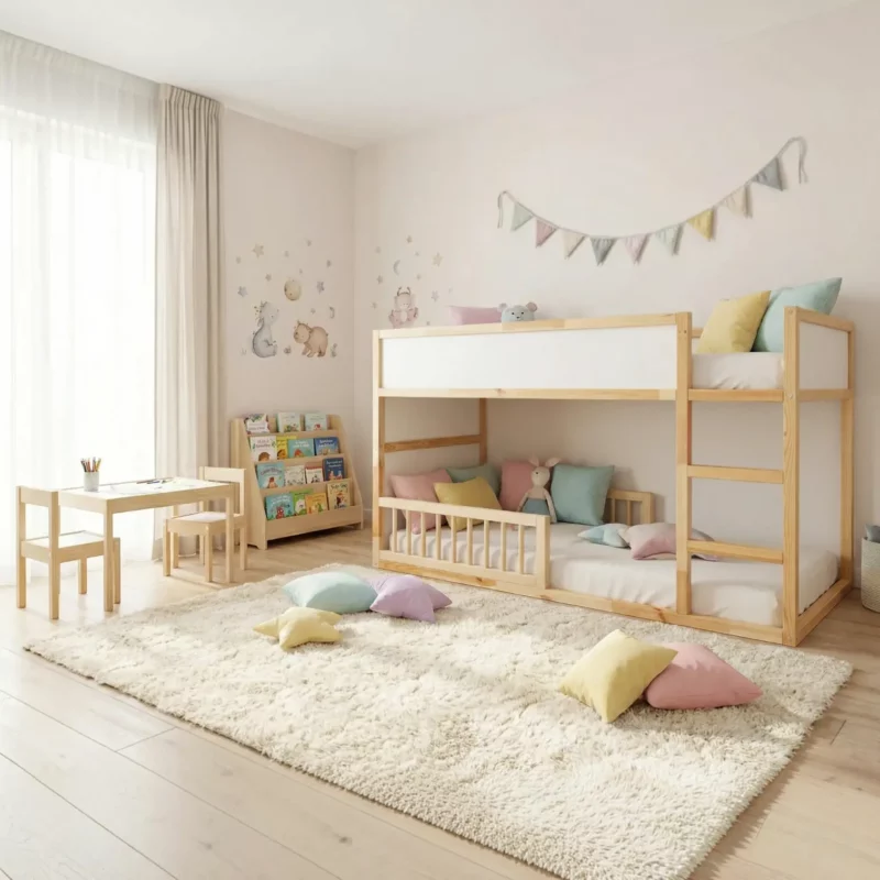 IKEA KURA Bett Unteres Schutzgitter ROLO 90